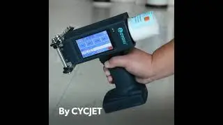 How to Print on Steel Pipe by CYCJET ALT160Plus DOD 62mm Handjet Printer Replace AL16 EBS250 EBS260
