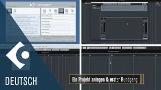 Wie man ein neues Projekt anlegt | Erste Schritte mit Cubase AI und LE