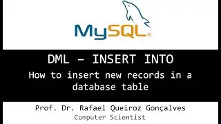 SQL - INSERT INTO: How to insert new records in a database table