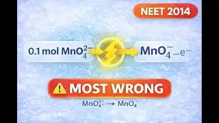 Charge Required for Oxidation 🔥 | Faraday Law | NEET 2014