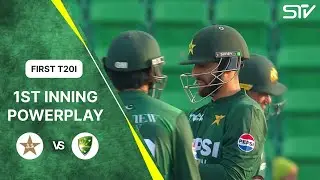 1st Inning Powerplay | Pakistan vs Australia | Match 01 | T20I Series 2026 | PCB | M9E1H