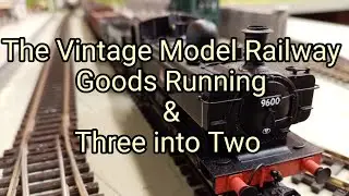 Goods Trains Running on the Vintage Model Railway
