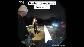 DoorDasher забирает чаевые прямо из машины клиента!