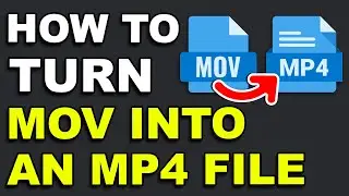 How To Turn .MOV into .MP4 For Free (VERY EASY!)