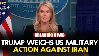 White House briefing as Trump weighs US military action against Iran | Geo News English