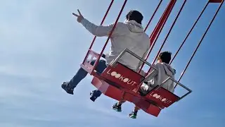 Riding Over The Edge Sensation Swing at A'DAM Lookout in Amsterdam