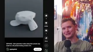 3d printing effect with blender