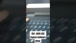 How to close CapCut Software in laptop #capcut #capcutedit #windows