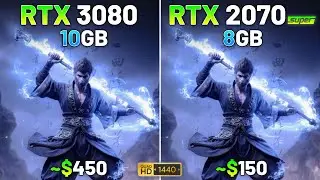 RTX 3080 vs RTX 2070 SUPER | Test in 15 Games | 1440p