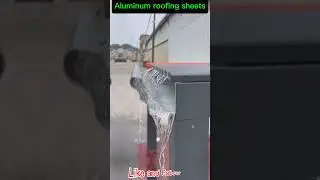 মেটাল রুফিং শিট: শক্তি + স্টাইল + রিইউজ! #shorts #roofing