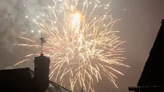 Rhyl showfield fireworks display 2023 pt7 #fireworks #rhyl #bonfire #rain