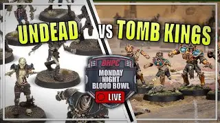 🔴 LIVE Undead vs Tomb Kings - NEW Season 3 Monday Night Blood Bowl!