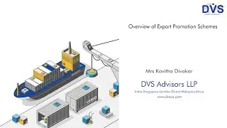 Overview of Export Promotion Schemes