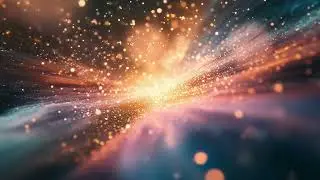 Starburst floating orbs of light bokeh 4K | Motion Background Loop