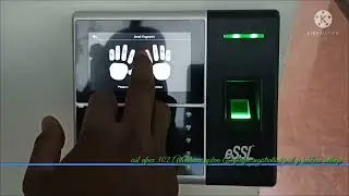 Essl Uface 302 Attendance device New employees registration and IP address configuration