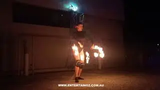 Fire Fans Performance   Ilumina Fire & Flow Arts