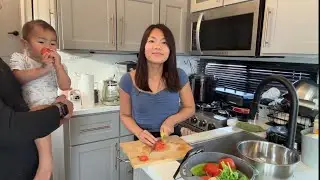 Nấu đồ ăn tối cùng cuộc sống di động.