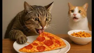 Funny Food Thief Cats in Action 😹  The Cutest Food Stealing Moments Ever 🍕🍗😂