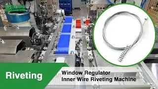 Auto Window Regulator Internal Cable Assembly Machine+Wire Riveting