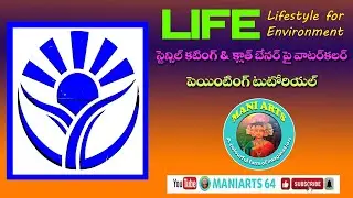 lifestyle for environment logo painting / painting on cloth banner