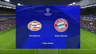 PSV Eindhoven vs Bayern Munich | Philips Stadion | 2025-26 UEFA Champions League | PES 2021