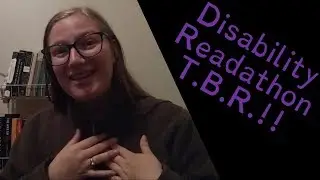 Disability Readathon 2019 TBR #DisabilityReadathon [CC]