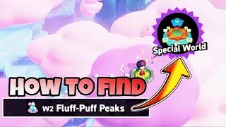 Fluff Puff Peaks Special World Entrance in Mario Wonder (World 2)