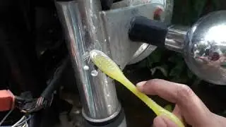 Royal Enfield,Bullet,Bike,Engine Chrome polish, Polishall Metal Polish : Enfield bike .