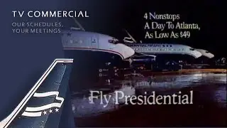 1986 Presidential Airways TV Ad &ldquo;Our Schedules&rdquo; (IAD to ATL)