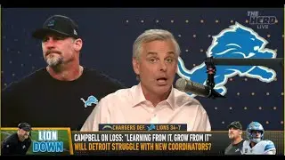 THE HERD | Colin Cowherd FEARS Detroit Lions Will STRUGGLE With New Coaches | NFL
