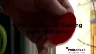 How to apply window stickers for glass safety