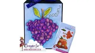 Bunch of Grapes using The Orangery Stamp set by JMC designs