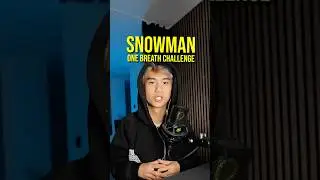 Schafft ihr es weiter? ❄️☃️ #onebreathchallenge  #snowmanchallenge  #snowman #singing #deutsch #2024