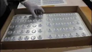 UHF RFID Tags auf Porzellan, Gl&auml;ser und Transportboxen bekleben. digitalisieren des Z&auml;hlprozess