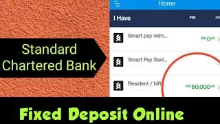 How to open standard chartered bank fixed deposit online