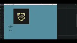 Day29. Access Control Log. Tkinter GUI