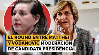 El round entre Evelyn Matthei y Paulina Vodanovic moderaci&oacute;n de candidata presidencial