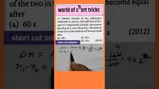 Trick#41) Nuclear physics tricks | Neet 2022 | #shorts