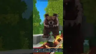 Использовал свой лук, чтобы убить медведя! В #hytale
