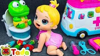 8 Minutes Satisfying with Unboxing Doctor Set Toys, Ambulance Playset Collection | Tada Toys ASMR
