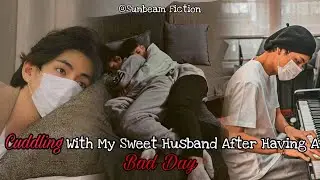 He cuddled with you after you had a bad day||Taehyung one-shot|| Valentine's day special!
