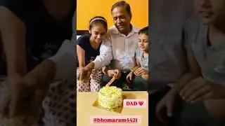 first time celebration of  dad  birthday...
