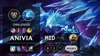 Anivia Mid vs Azir - NA Challenger Patch 10.13