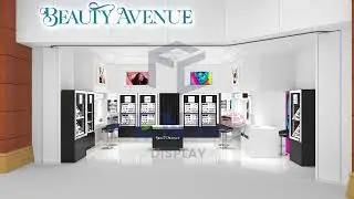New Cosmetic Shop Decoration | Custom Makeup Store Display Cabinets | Penbo Display