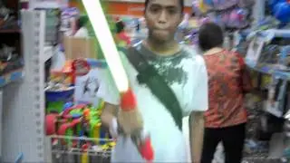 Lightsaber at Toys "R" Us
