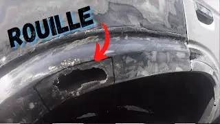 rouille carrosserie  , découper et reformer une tôle