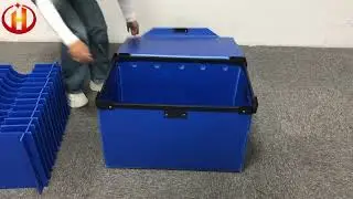 Reusable corrugated plastic boxes with dividers -Huiyuan Coroplast Box Supplier