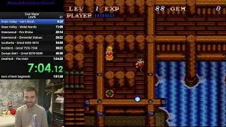 Soul Blazer Low% Speedrun - 1:54:06 [WR]