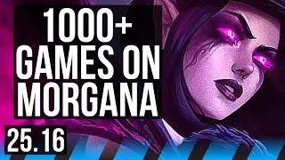 MORGANA vs YASUO (MID) | 1000+ games | KR Master | 25.16
