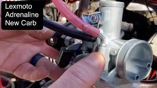 Lexmoto Adrenaline Project: Fitting the new carb